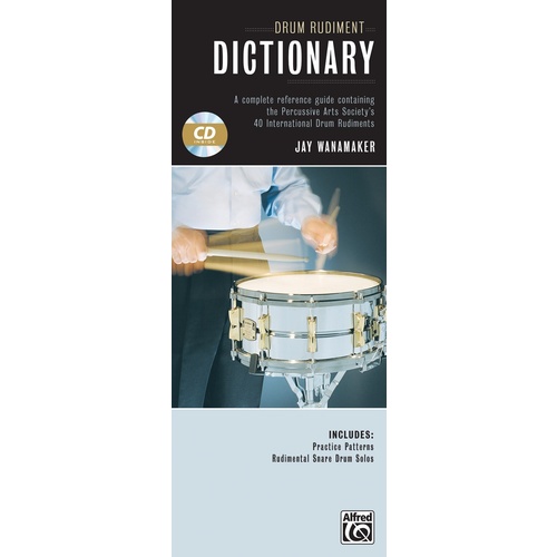 Drum Rudiment Dictionary Book/CD