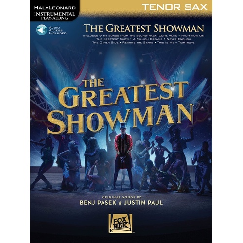 The Greatest Showman Tenor Sax Book/Online Audio 