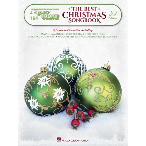 The Best Christmas Songbook EZ Play 164 3rd Edition