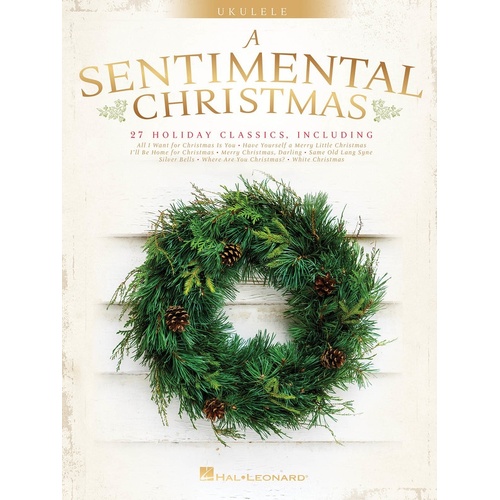 A Sentimental Christmas For Ukulele (Softcover Book)