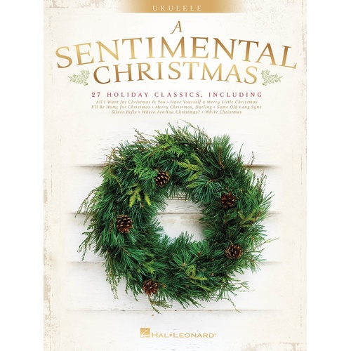 A Sentimental Christmas For Ukulele (Softcover Book)