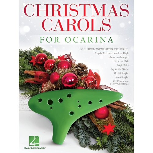 Christmas Carols For Ocarina (Softcover Book)
