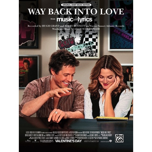 Way Back Into Love PVG Sheet Music