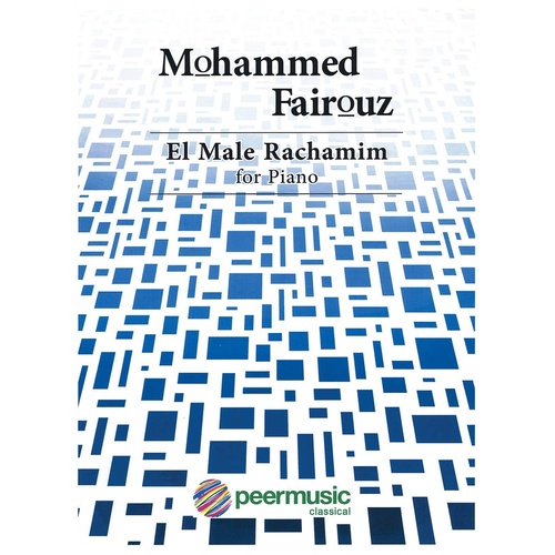 Fairouz - El Male Rachamim For Piano Solo (Softcover Book)
