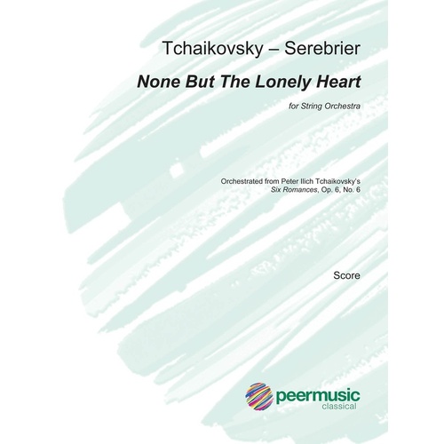 None But The Lonely Heart For String Orch Score (Pod) (Music Score)