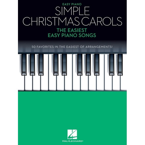 Simple Christmas Carols Easy Piano Songbook