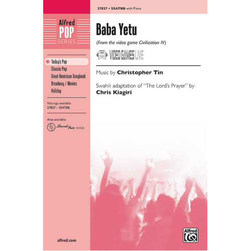Baba Yetu (From Civilization IV) SSATBB Choral Sheet Music