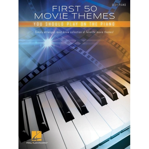 First 50 Movie Themes Songbook for Easy Piano - Hal Leonard