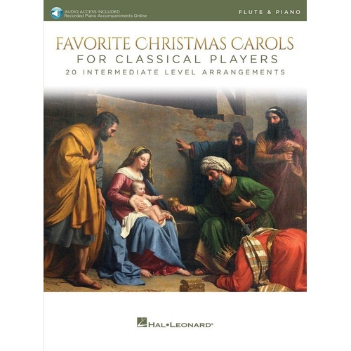 Favorite Christmas Carols for Classical Players - Flute Book