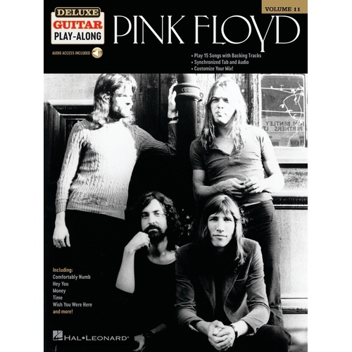 Pink Floyd Deluxe Guitar Playalong V11 Book/Online Audio