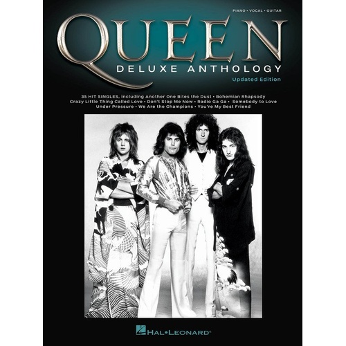 Queen Deluxe Anthology PVG Updated Edition Songbook for Piano, Voice & Guitar