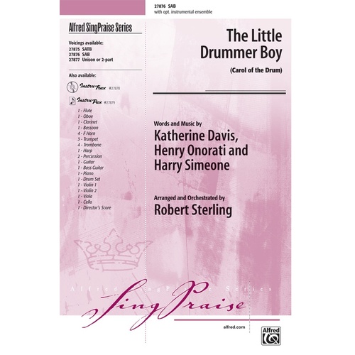 Little Drummer Boy SAB