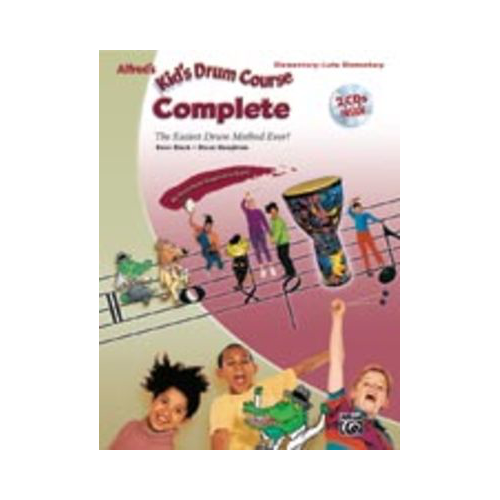 Alfred's Kids Drum Course Complete Book with 2 CDs