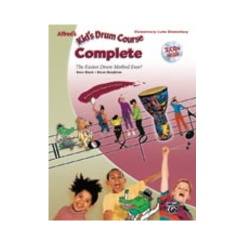 Alfred's Kids Drum Course Complete Book with 2 CDs