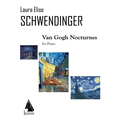 Schwendinger Van Gogh Nocturnes Piano (Pod) (Softcover Book)