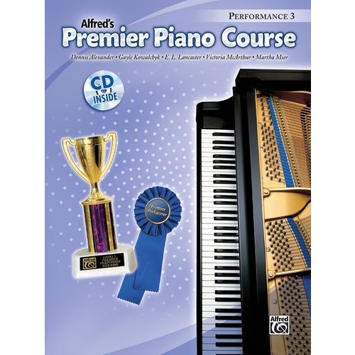 Premier Piano Course Performance 3 Book/CD