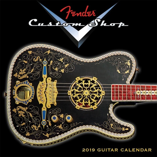 2019 Fender Custom Shop Mini Wall Calendar 