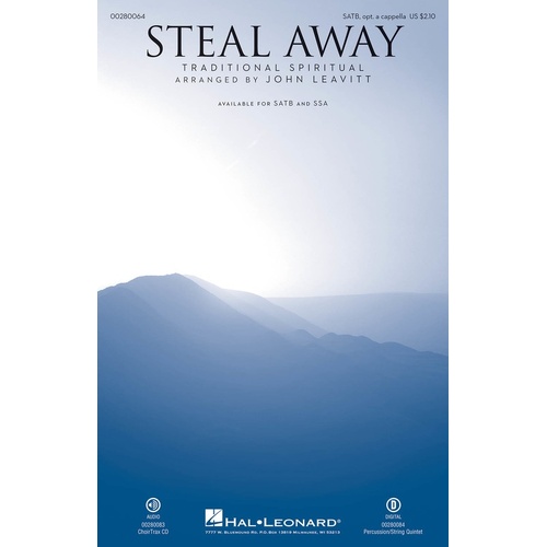 Steal Away SATB Opt A Cappella (Octavo)