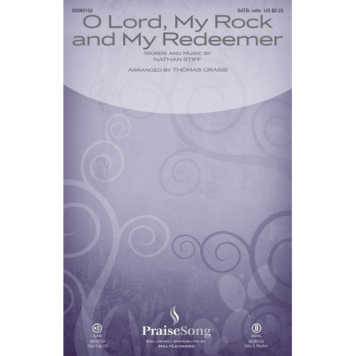 O Lord My Rock And My Redeemer SATB (Octavo)