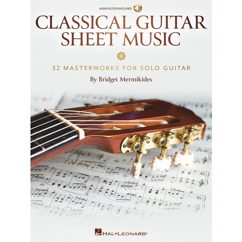 Classical Guitar Sheet Music Notes/Tab Book/Online Audio