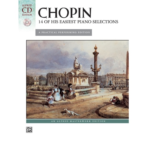 Chopin 14 Easiest Piano Selections Book/CD