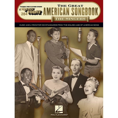 Great American Songbook The Singers EZ Play 284 (Softcover Book)