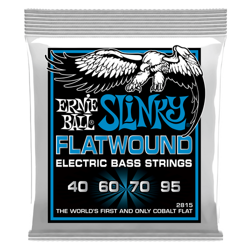 Ernie Ball Extra Slinky Flatwound Electric Bass String, 40-95 Gauge