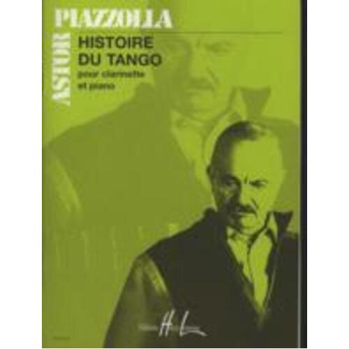 Piazzolla - Histoire Du Tango Clarinet/Piano (Softcover Book)