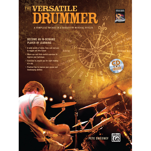 Versatile Drummer BK/CD - Percussion Sheet Music
