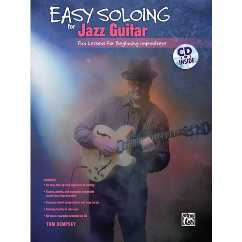 Easy Soloing For Jazz Guitar Book/CD