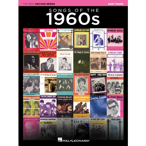 Songs Of The 1960s New Decade Series Easy Piano