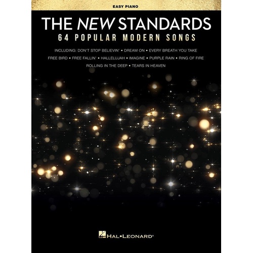 The New Standards Easy Piano Songbook