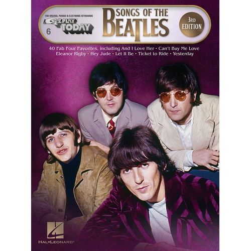 Songs Of The Beatles 3rd Edition EZ Play 6 (Softcover Book)