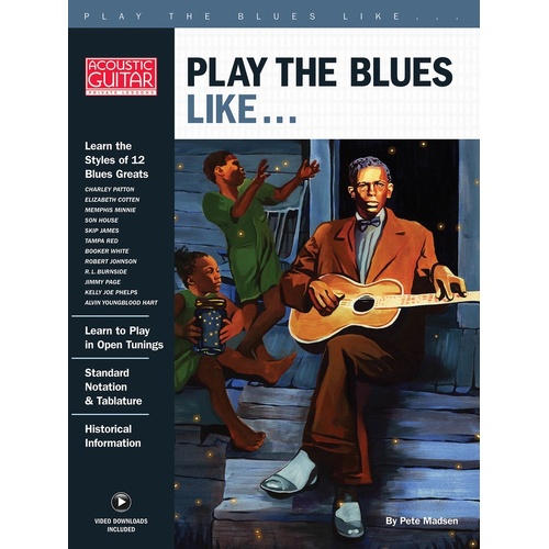 Play The Blues Like€š¬¦ Book/Olv (Softcover Book/Online Video)