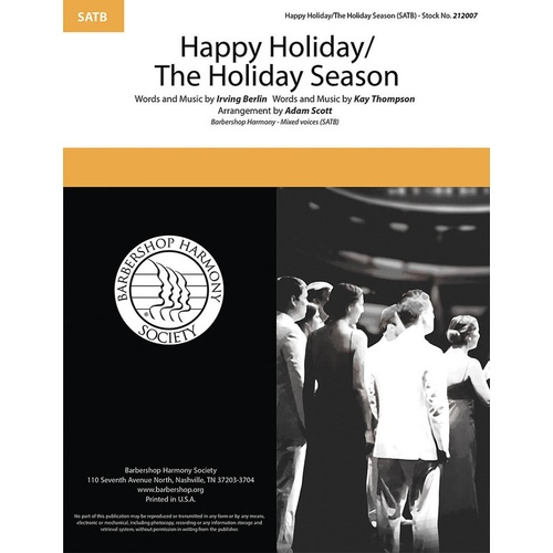 Happy Holiday/The Holiday Season SATB A Cappella (Octavo)