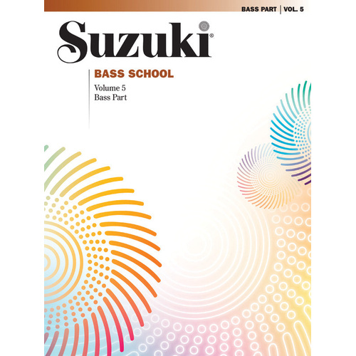 Suzuki Bass School Volume 5 Bass Part - Double Bass Sheet Music