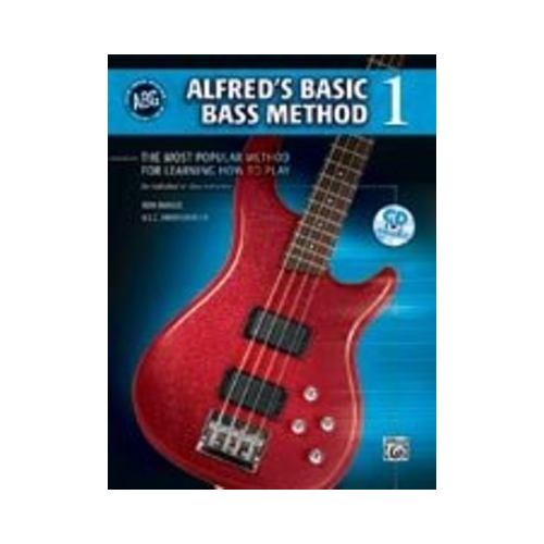 Alfred's Basic Bass Method 1 Book/CD