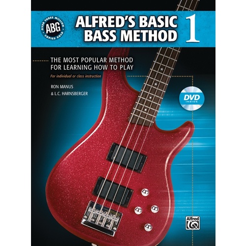 Alfreds Basic Bass Method 1 Book/DVD