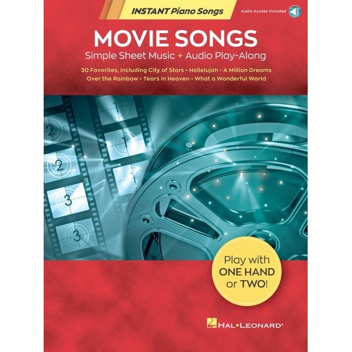 Movie Songs Instant Piano Songs Book