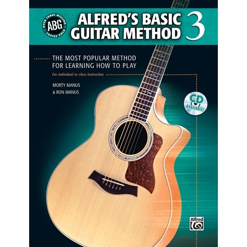 Alfreds Basic Guitar Method 3 Book/CD