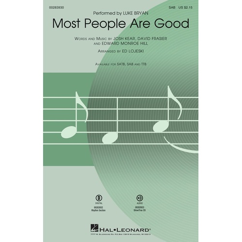 Most People Are Good SAB (Octavo)
