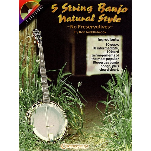 5 String Banjo Natural Style Book/CD (Softcover Book/CD)