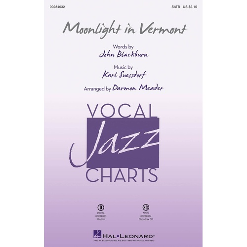 Moonlight In Vermont SATB (Octavo)