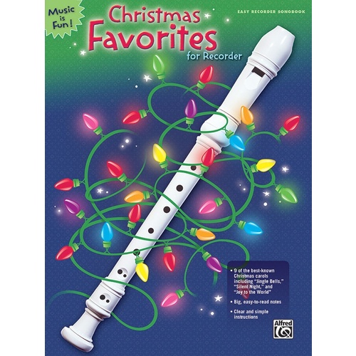 Christmas Favorites For Recorder Book Only