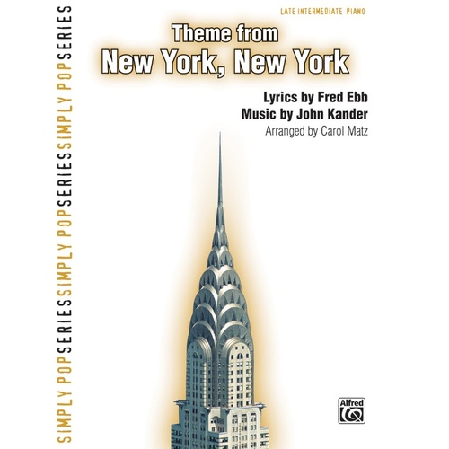 New York New York Theme From Li Piano Solo/Sheet