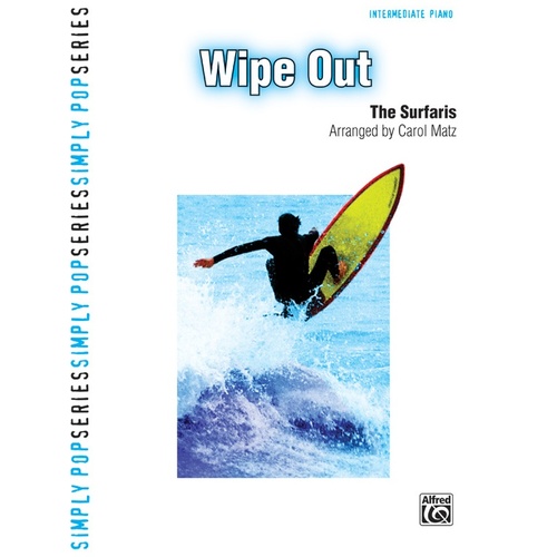 Wipe Out Intermediate Piano Solo Sheet Music