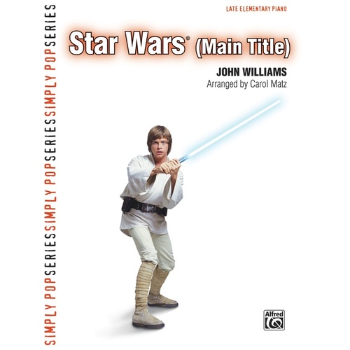 Star Wars Main Title Piano Solo Sheet Music