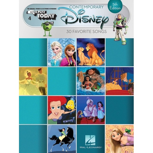 Contemporary Disney 5th Edition EZ Play 3 Keyboard Songbook