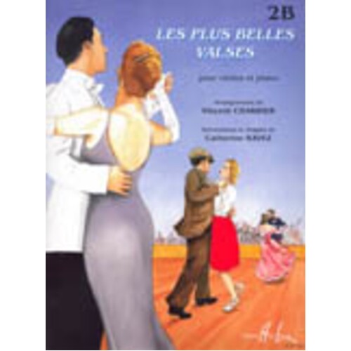 Les Plus Belles Valses Book 2B Violin Piano (Softcover Book)