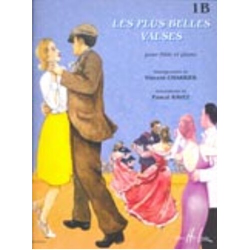 Les Plus Belles Valses Book 1B Flute Piano (Softcover Book)